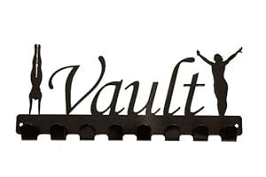 Lizatards Gymnastics Events Medal Hanger Rack - Black Vault-2