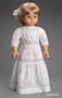 Edwardian White Tea Dress, Fits 18" American Girl Dolls