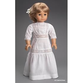 Edwardian Dress, Historical Doll clothes for 18 American Girl by Girlfriends Collection Carpatina Dolls