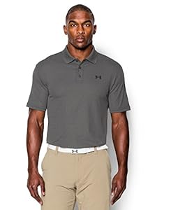 Under Armour Men's Performance Polo, Carbon Heather (090), Medium