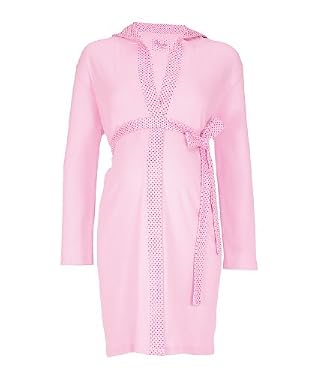 Pink hooded robe X-Large
