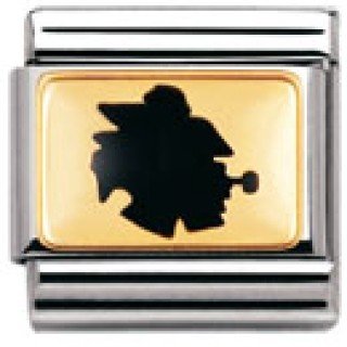 Nomination Composable Classic FUN 1 Edelstahl, Email und 18K-Gold (Seemann + Pfeife) 03024 Preisvergleich