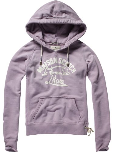 Maison Scotch Damen Top 12210140873 - MS signature logo garment dye sweat,Gr. 42 (Size 4 / Preisvergleich
