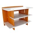 Kids' Gaming Stand - Orange/ White (24x33")