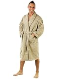 TowelSelections Turkish Terry Bathrobe - Shawl Collar Terry Cloth Robe for Women and Men, Made in Turkey, 100% Egyptian Cotton