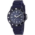 Madison New York Unisex-Armbanduhr Candy Time Silicon Analog Silikon dunkelblau U4167/07/2