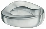 Medline Stainless Steel Bedpan, Adult, 13.75 x 11.5 x 4