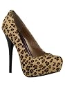 Stylish Leopard Suede Stiletto Platform Pump - 7
