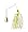 Chartreuse Head Chartreuse/White Skirt