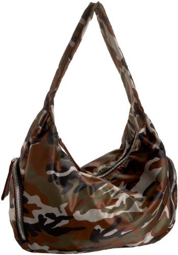 SR SQUARED by Sondra Roberts Military-Camouflage Hobo