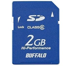 BUFFALO SDカード 高速モデル 2GB RSDC-G2GC6