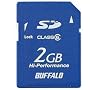 BUFFALO SD�J�[�h �������f�� 2GB RSDC-G2GC6