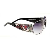Ed Hardy Winner Take All Sunglasses EHS043 - Black