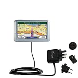 International Wall / AC Charger for the Garmin Nuvi 710 - Gomadic Brand w/ TipExchange Technology