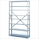 Lyon Workspace Products 8073 8000 Series 42' Wide Open Shelving - 8 Heavy-Duty Shelves: 84' H x 42'