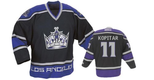 Buy KOPITAR #11 Los Angeles Kings CCM 550 Series Replica NHL Hockey Jersey (NHLPA Certified Custom Sewn...