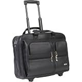41dPb0sYspL. SL160  SOLO Nappa Leather Rolling case w/ Large Removable Sleeve