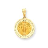 14k Miraculous Medal Pendant