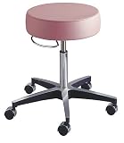 Exam Stool 4-Leg 2 Casters 400lb Latex Free (Each)