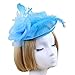 Vimans Women's Handmade Flowers Feather Headwear Hat Fascinator with Headband