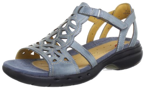 Clarks Un Sugar Clogs And Mules Womens Blue Blau (Denim Blue Lea) Size: 6 (39.5 EU)