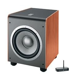 JBL ES 250 P Aktiver Subwoofer mit Funkansteuerung (400 Watt) kirsche