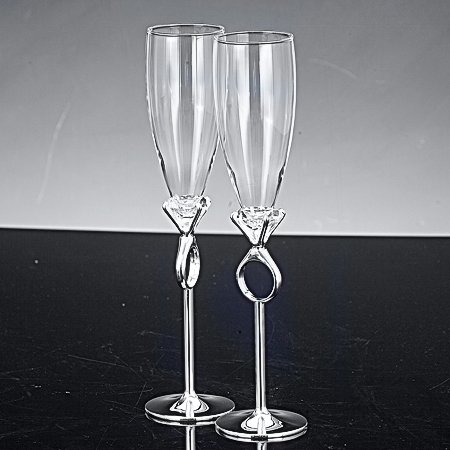 Godinger DIAMOND RING CHAMP.FLUTES PR.