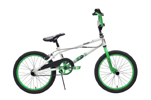 Shaun White Supply Co BMX Kids Bike White Green 18 Inch
