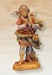 Fontanini 5" Shepherd Gabriel with Lamb Christmas Nativity Figurine #72551