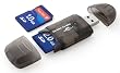 Lecteur de Carte SD MiniSD MMC T-Flash....+ Cl� USB 2.0 (Carte SD et adaptateur de carte non fournis)