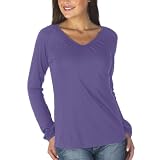 Merona Shirred V-Neck Tee - Purpleline