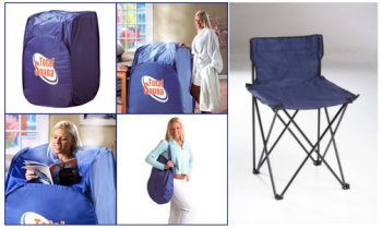 Total Sauna + Chaise pour le sauna, inclue dans le set