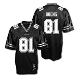 Apparel : Terrell Owens Dallas Cowboys 2008 NFL Black Shadow Stitched Premier Jersey