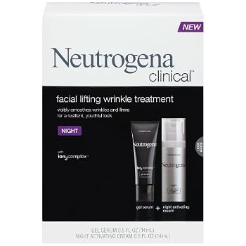 Set A Shopping Price Drop Alert For Neutrogena Clinical Facial Lifting Wrinkle Treatment, Night, 1 Ounce