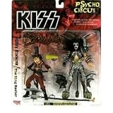 KISS - 1998 - McFarlane Toys - KISS Psycho Circus - The Demon - Gene Simmons & The Ring Master Ultra Action Figures - w/ Accessories - RARE - Out of Production - Limited Edition - Collectible