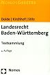 Landesrecht Baden-W�rttemberg: Textsammlung