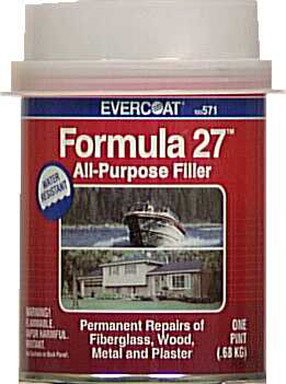 Fibre Glass Evercoat 100571 Formula 27 - 1 Pint