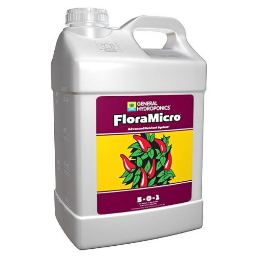 2 5 gal FloraMicro Vegetative Stimulator Hydroponic Nutrient Solution 5 0 1 NPK Ratio General Hydroponics 718130