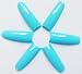 Light Blue Color Tip 50pcs/bag Size 6