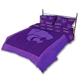Kansas State Wildcats Comforter Set- King Bed