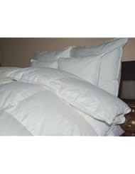 Home: Royal Hotel Collection 500TC 60oz White Goose Down Comforter 750 fill power, King - Royal Tradition