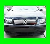 IMAGE OF 1999-2005 VOLKSWAGEN JETTA CHROME GRILLE GRILL KIT 2000 2001 2002 2003 2004 99 00 01 02 03 04 05 MKIV MK4 TDI GL GLS GLX WOLFSBURG DIESEL VW