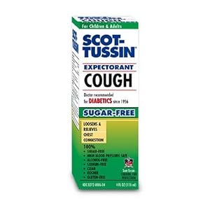Scot-Tussin Cough Expectorant, Sugar- Free, 4 Ounces by Scot-Tussin