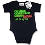 Dirty Fingers - Future Computer Geek (Genius) just like my Dad - Baby & Toddler Short Sleeve Bodysuit / Baby Grow