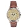 Ball State University - Men's Two Tone Stainless Steel Watch Brown