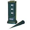 3 OUTLET OUTDOOR YARD STAKE