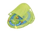 Baby Spring Float Introduces Baby To An Engaging Pool Pal! - Swimways Baby Spring Float Activity Center with Canopy