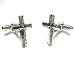 Silver Cross Christian Cufflinks