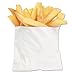 Grs Resist French Fry Bg 4.5X3.5 WHI 2M
