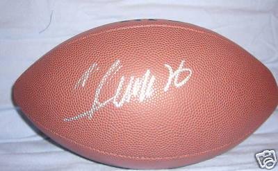 CHRIS WELLS signed *NFL* football ARIZONA CARDINALS COA - Autographed College Footballs